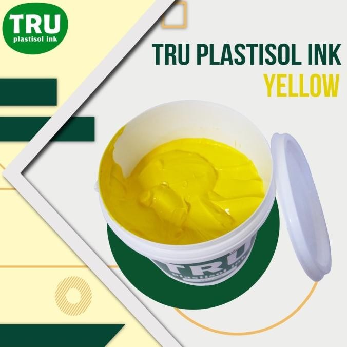 

Trucolor Plastisol Yellow Tinta Sablon Distro Kuning 1Kg Original Asli Ready