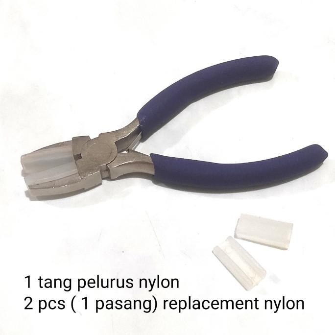 

BLUE- TANG PELURUS NYLON - NYLON FLAT NOSE PLIER - TANG BIG NYLON - BLUE