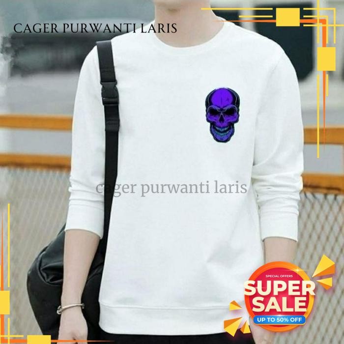 BAJU TENGKORAK/FASHION WANITA PRIA/KAOS KEKINIAN/ KAOS LENGAN PANJANG ONGKIR NOL