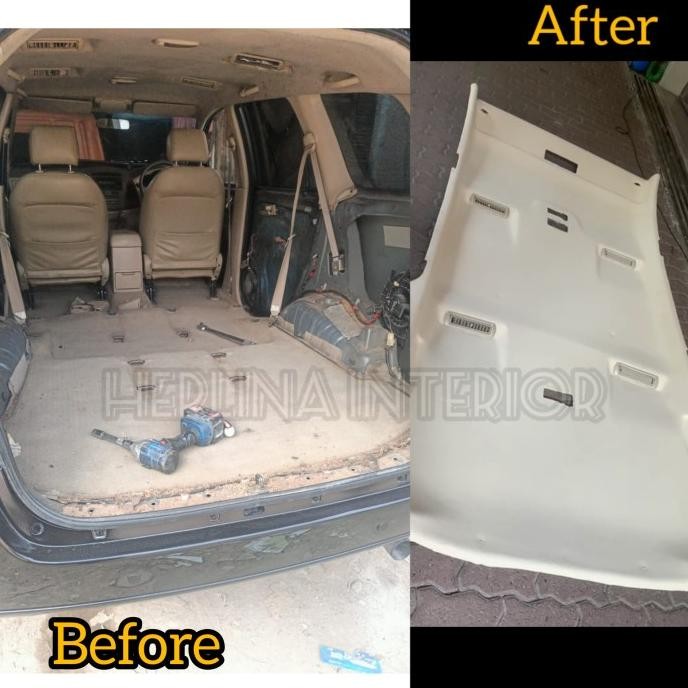 Restorasi Plafon Mobil Toyota Innova Terbaru