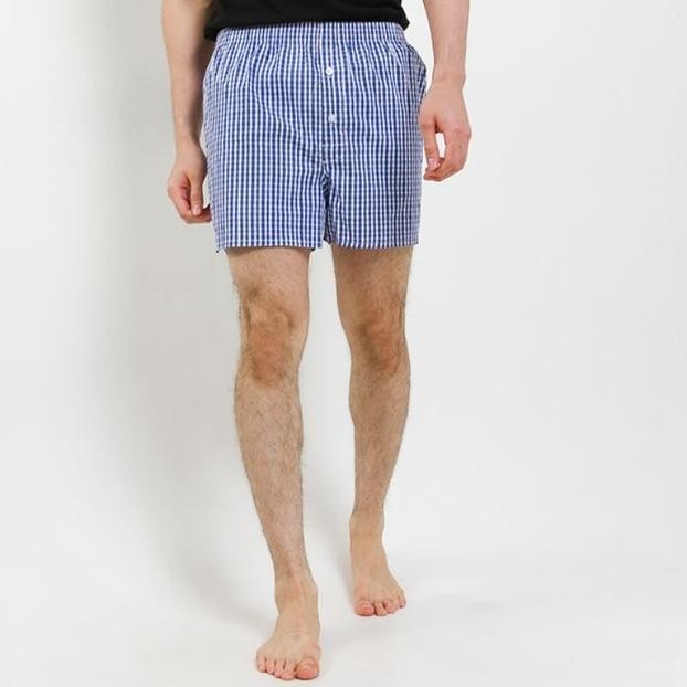 

BLUE- PAKAIAN DALAM PRIA WOVEN BOXER BLUE UGM22020BL