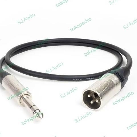 socket - Kabel Jack TRS to XLR Male Balance Kabel MOGAMI original Japan