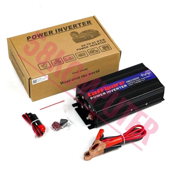 TERMURAH - Power Inverter 1000 Watt Taffware Psw Inverter Dc 12v To Ac220v 1000w