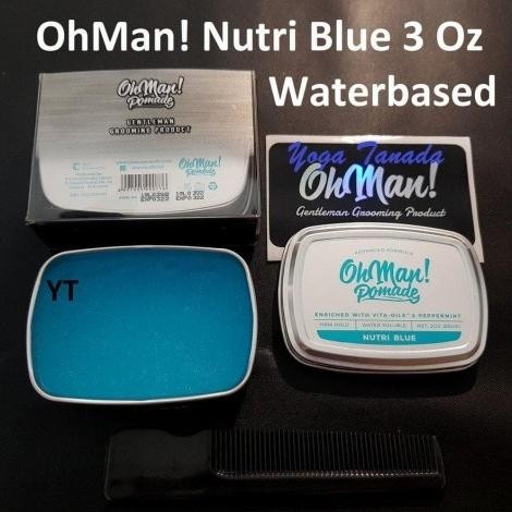 

BLUE- POMADE OH MAN NUTRI BLUE FIRM HOLD HEAVY WATERBASED 85 GRAM FREE SISIR