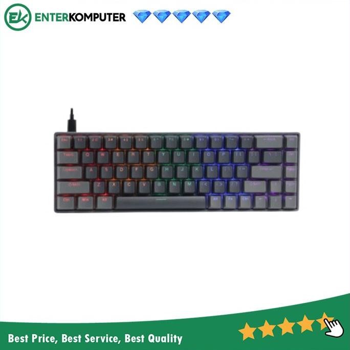 

BLUE- REXUS HEROIC KX3 MECHANICAL KEYBOARD BLACK GREY BLUE/RED/BROWN SWITCH