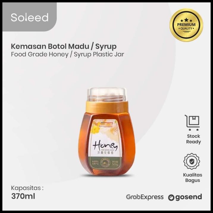 

Kemasan Botol Madu Sirup Kecap Food Grade Honey/ Syrup Plastic Jar