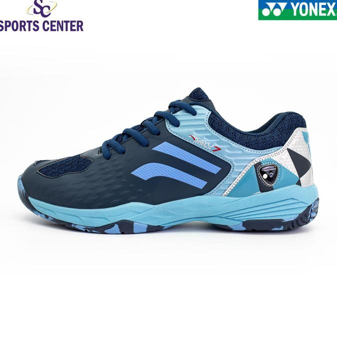 

BLUE- NEW SEPATU BADMINTON YONEX AKAYU SUPER 7 MIDNIGHT NAVY / AQUA / BLUE