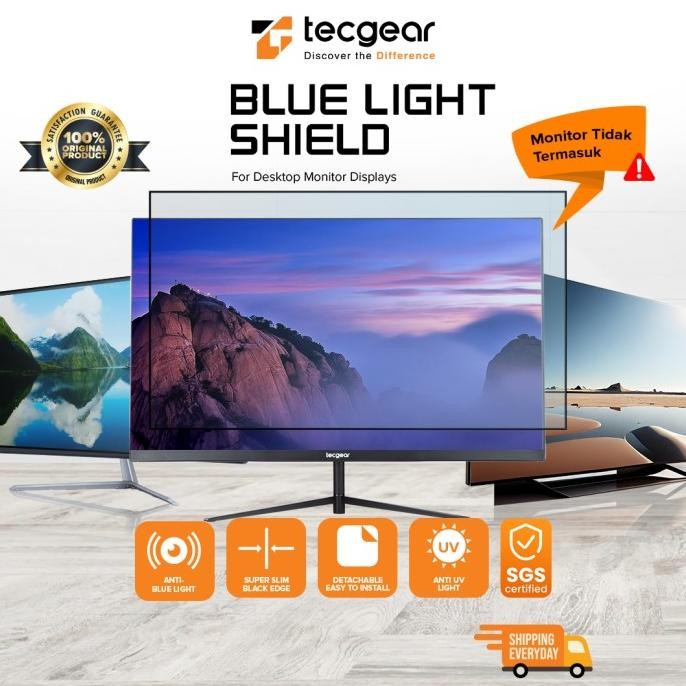 

BLUE- ANTI BLUE LIGHT DAN RADIASI UV UTK MONITOR - MODEL TEMPEL
