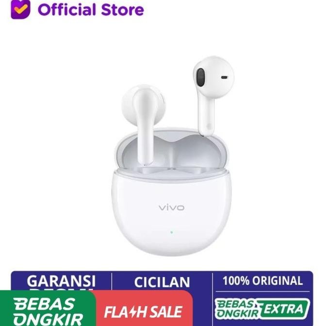 

BLUE- VIVO TWS AIR PEBBLE BLUE WHITE ORIGINAL TRUE WIRELLES GARANSI RESMI