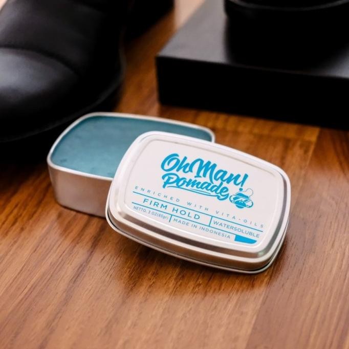 

BLUE- OHMAN POMADE NUTRI BLUE BESAR 85GR 3OZ OH MAN WATERBASED 85 GRAM 3 OZ