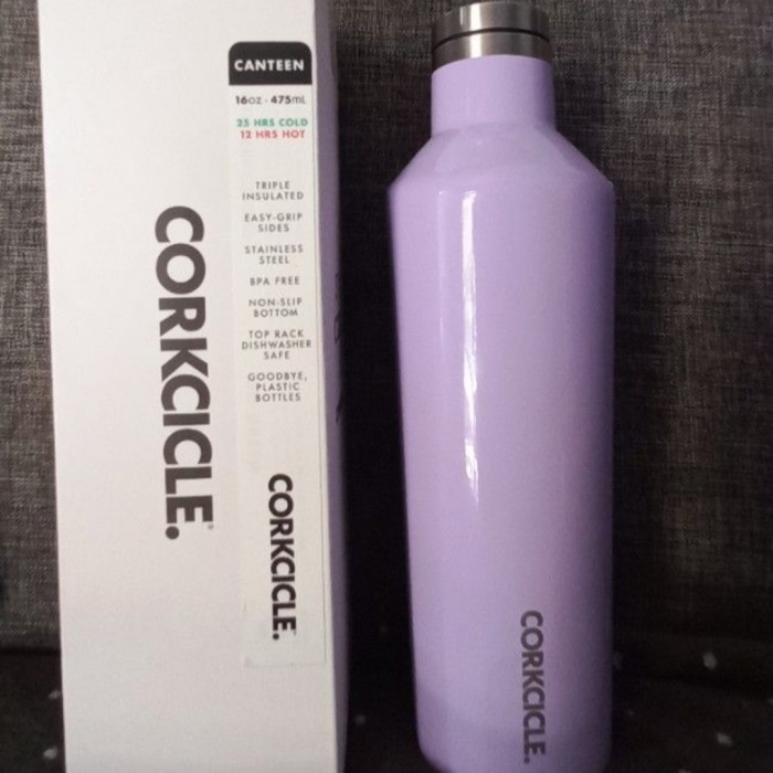 PRELOVED CORKCICLE TUMBLER 16 OZ - PURPLE