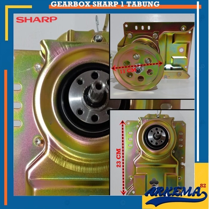 GEAR BOX MESIN CUCI SHARP 1 TABUNG OTOMATIS GIRBOK SHARP 1 TABUNG