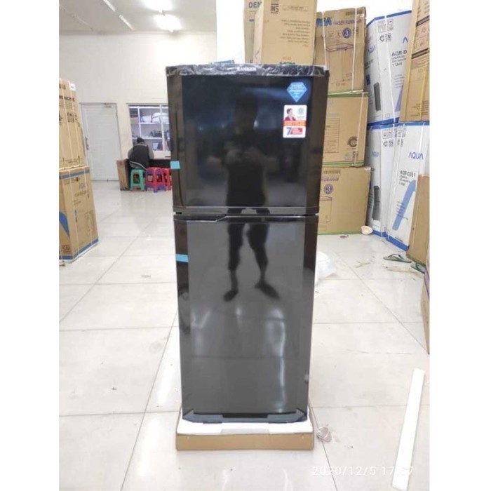 KULKAS SANKEN 2 PINTU SK-V 235A-BB - LEMARI ES 2 PINTU 235 - SKV235ABB