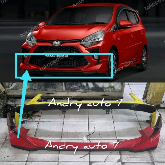 BODYKIT ORIGINAL TOYOTA AGYA GR SPORT 2021 2022
