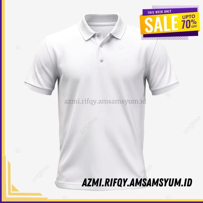 (DONE) KAOS POLO SHIRT BAJU KERAH DISTRO PUTIH BANYAK WARNA POLOS SERAGAM ANAK CUSTOM PRIA WANITA PR