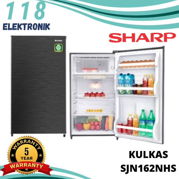 KULKAS SHARP 1PINTU SJN 162NHS / REFRIGERATOR SHARP SJN162NHS