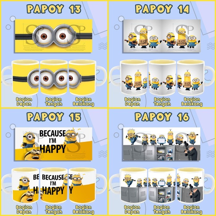 GELAS MINION MUG MINION DESPICABLE ME