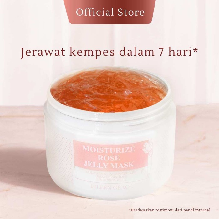 EILEEN GRACE Moisturize Rose Jelly Mask Acne Masker Wajah Jerawat
