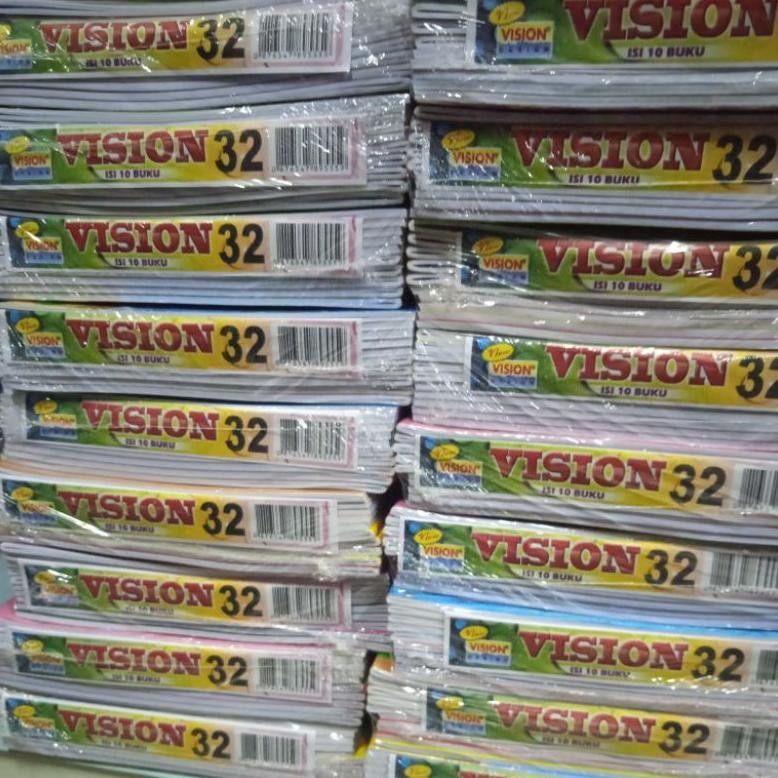 

Discount Buku Tulis Vision 32 Lembar (Isi 10 Buku)