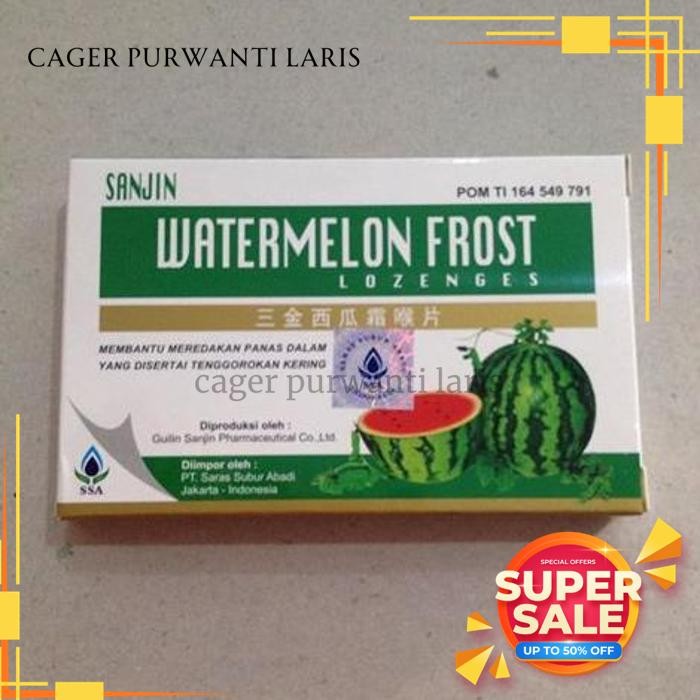 

PERMEN HISAP SANJIN WATERMELON FROST MENGOBATI PENYAKIT THT DAN RADANG BEST QUALITY!