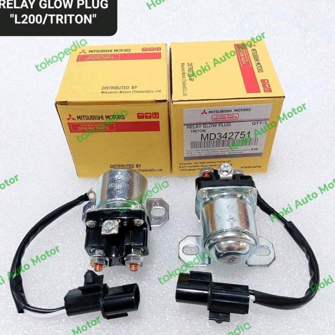 Relay Glow Plug Relay Pemanas Mitsubishi L200 Triton MD342751 Original