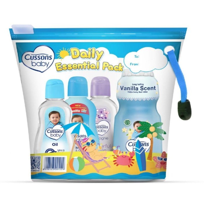 TERLENGKAP CUSSON BABY-PAKET SABUN BAYI SET PERLENGKAPAN MANDI BAYI uk. KECIL