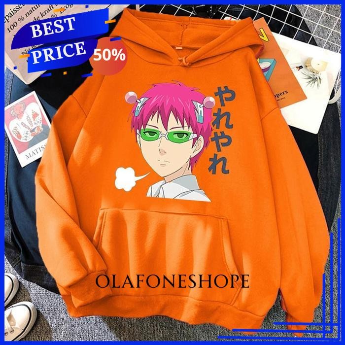 JAKET HOODIE ANIME SAIKI KUSUO CARTOON FASHION CASUAL - HODIE AESTHETIC PRIA WANITA BY OLAFONESHOPE 