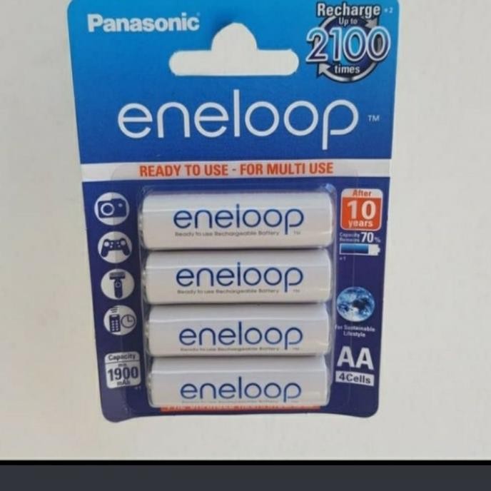 baterai cas enelop AA panasonic 1900 mah isi 4