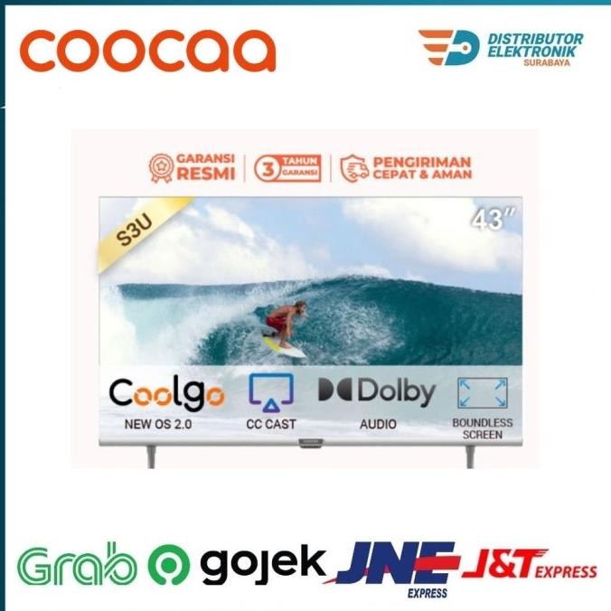 TERLARIS - Coocaa 43 inch Digital Smart TV Coocaa 43S3U