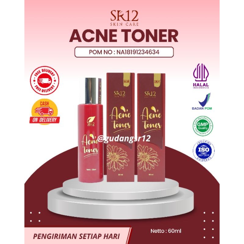ACNE TONER SR12 / TONER ACNE SR12 / MENGATASI JERAWAT