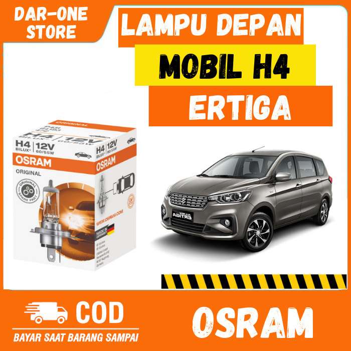 LAMPU DEPAN MOBIL H4 SUZUKI ERTIGA ORIGINAL OSRAM