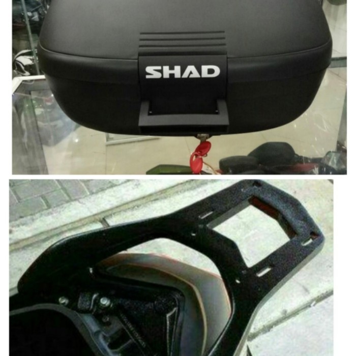 BOX SHAD MOTOR NMAX NEW / NMAX OLD PAKETAN TINGGAL PASANG SHAD42 ORIGI