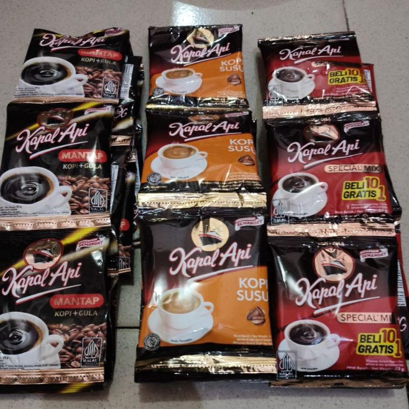 

KOPI BUBUK KAPAL API SACHET 12PCS