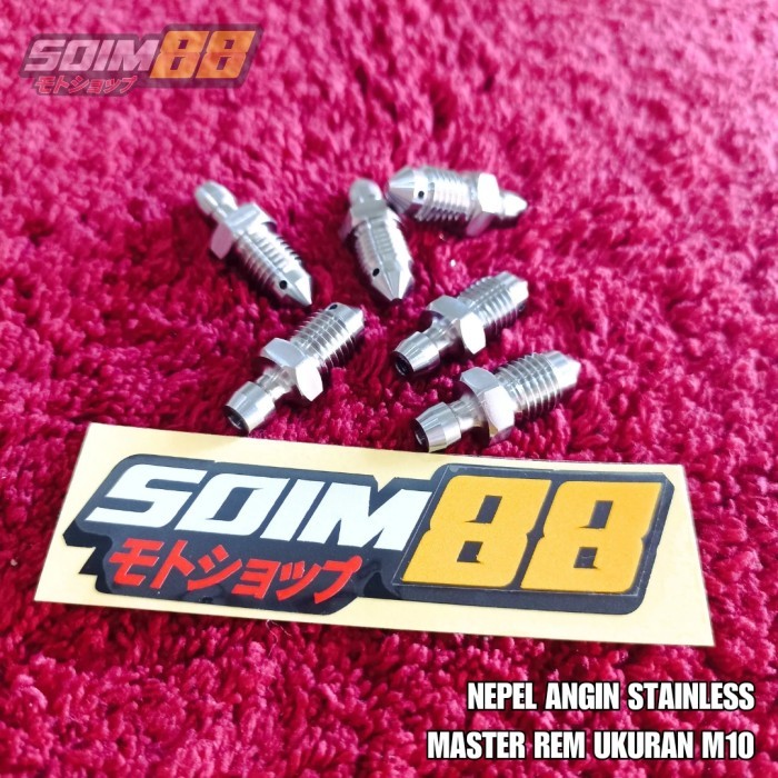 NEPEL ANGIN MASTER REM STAINLESS THAILAND UKURAN M10 DRAT 14