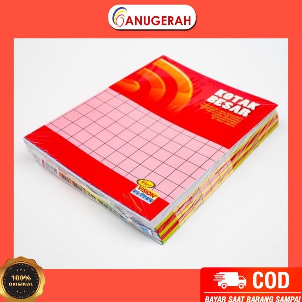 

Promo Vision Buku Kotak Besar (Pack)
