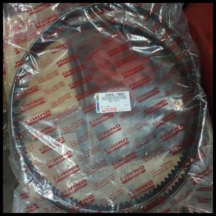 HOT DEAL V BELT ALTERNATOR HINO LOHAN 500 ASLI SZ910-T8001 / SZ910-T7001 