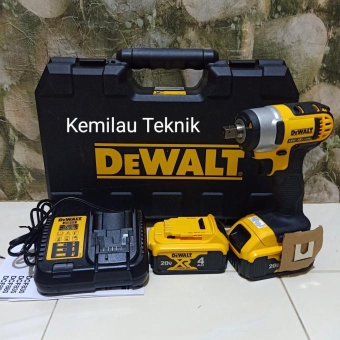 dewalt impact wrench dcf880m2 18v 1/2" mesin pembuka baut dcf 880 