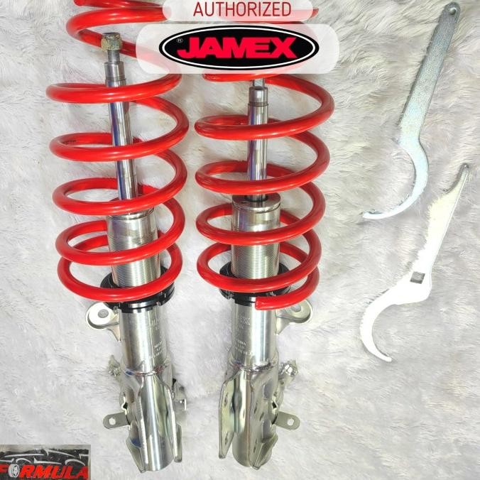Coilover Shockbreaker BODYSHIFT ADJUSTABLE JAMEX Toyota Avanza 2012-2020 Depan