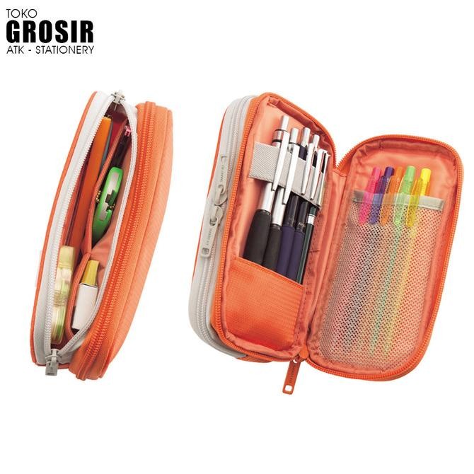 

LIHIT LAB Pen Case Pouch Organizer A-7661 Big