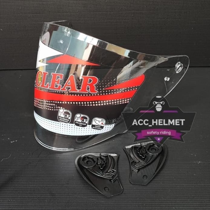 VISOR FLAT HELM INK METRO 2 / KACA HELM INK METRO 2 MODEL VENOM KEREN