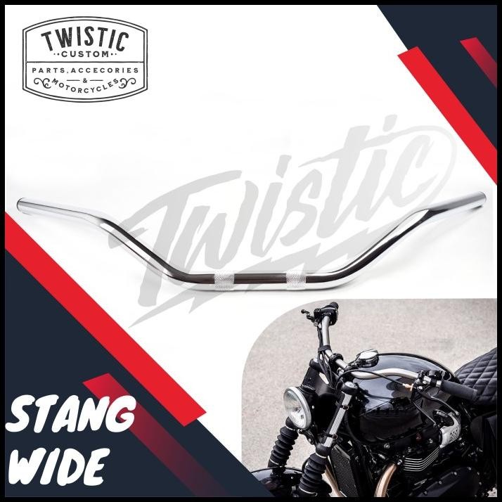Stang Baak Style Wide Motor Triumph Bonneville Bobber Thruxton Harley