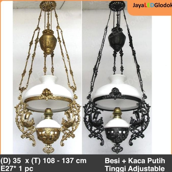 Lampu Gantung Klasik Antik Ruang Tamu Jawa Betawi Hias Herritra