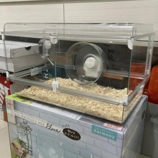 Gex Glass Harmony Kandang Hamster 450 Plus