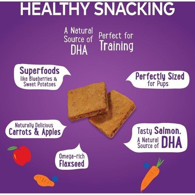 Wellness Soft Puppy Bites Lamb & Salmon -Dog Sna Treat Food Anjing L