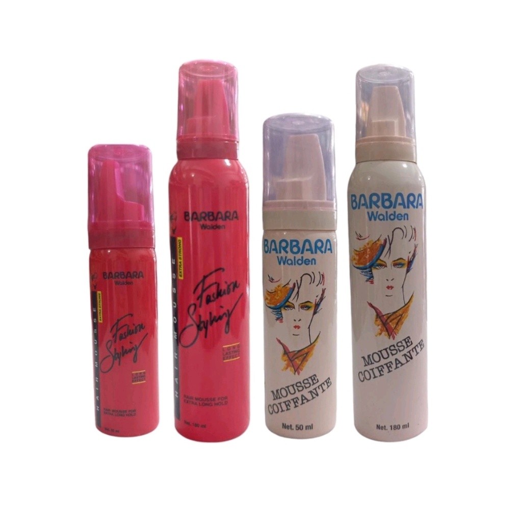 BARBARA WALDEN HAIR FOAM MOUSSE STYLING RAMBUT