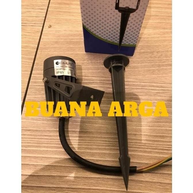 

Lampu Taman Outdoor LED Civilte - CVL 033 / Led Lantai Taman 3 Watt