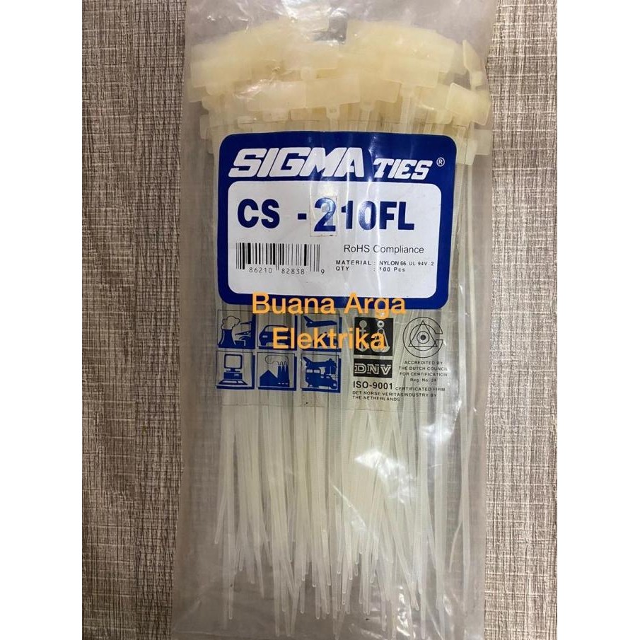 

Kabel / Cable Ties Sigma CS-210FL Bendera