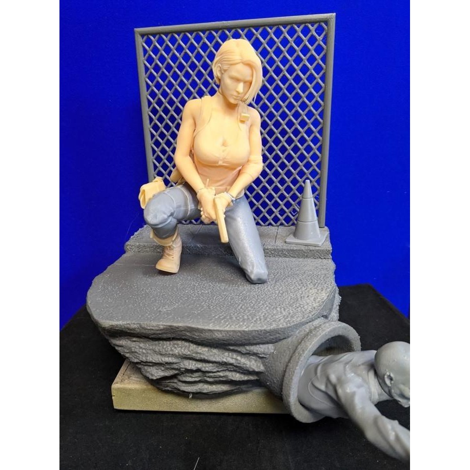 Tersedia Jill Valentine Resident Evil Diorama Resin Kit Statue