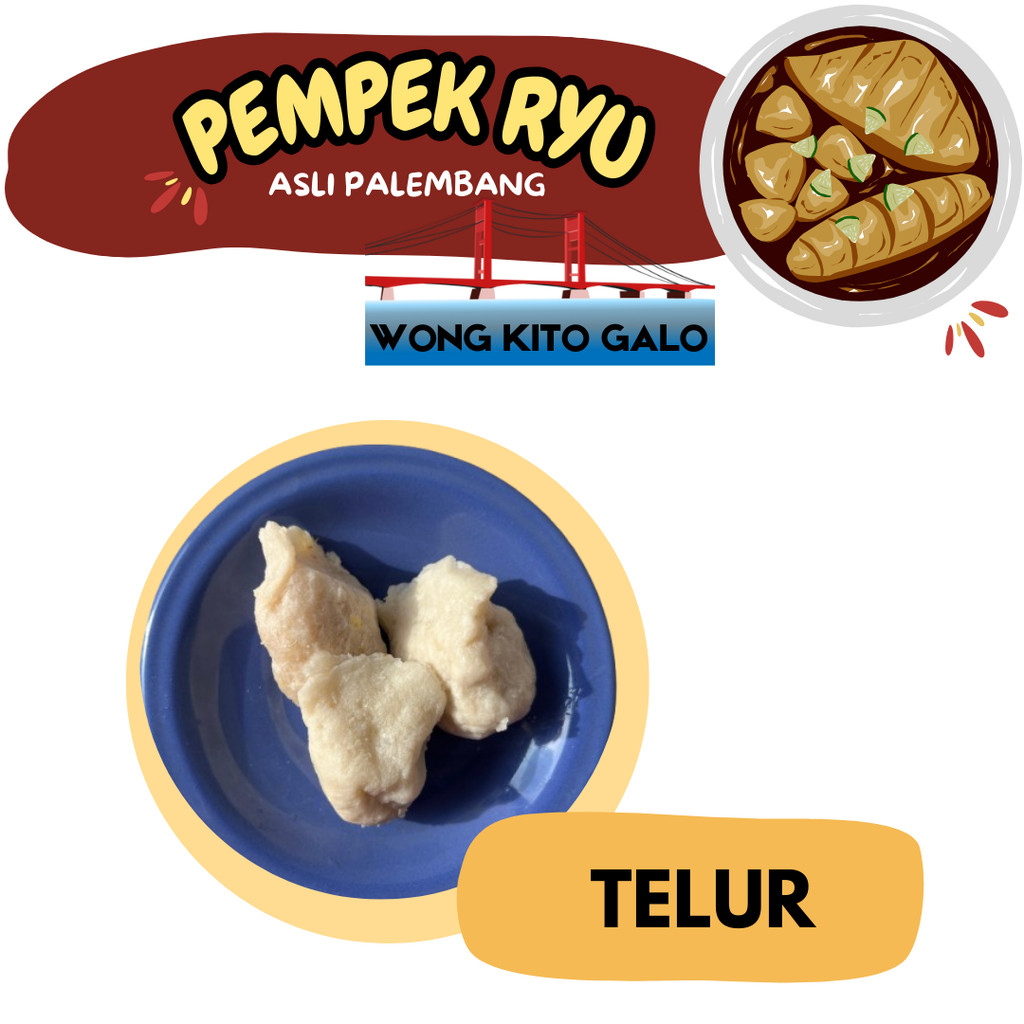 

Pempek Ikan Asli Palembang (Kapal Selam)