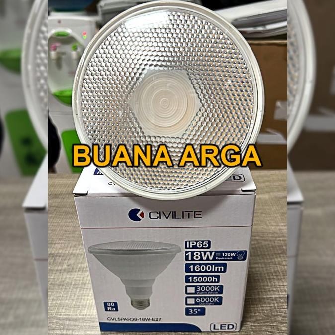 

Lampu Civilite 5 PAR 38 18W 220V